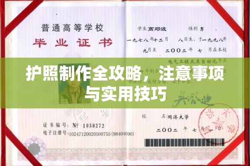 防城护照制作全攻略，注意事项与实用技巧